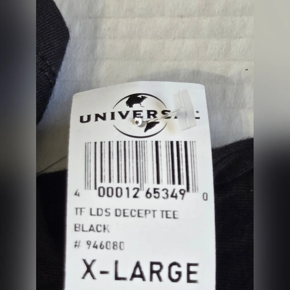 Black purple glitter Authentic Universal Studios licensed Decepticon T Shirt XL - Picture 4 of 8